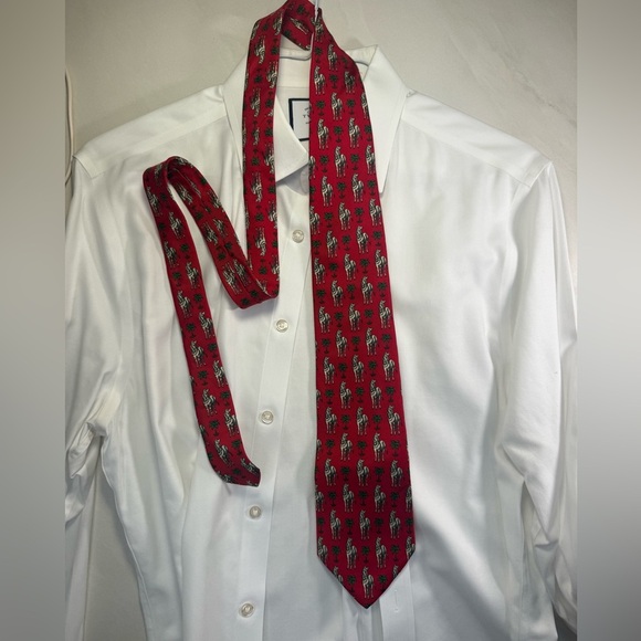 Brooks Brothers Other - Brooks Brothers Makers All Silk Red Zebra Palm Tree Tie – Made in USA
day!